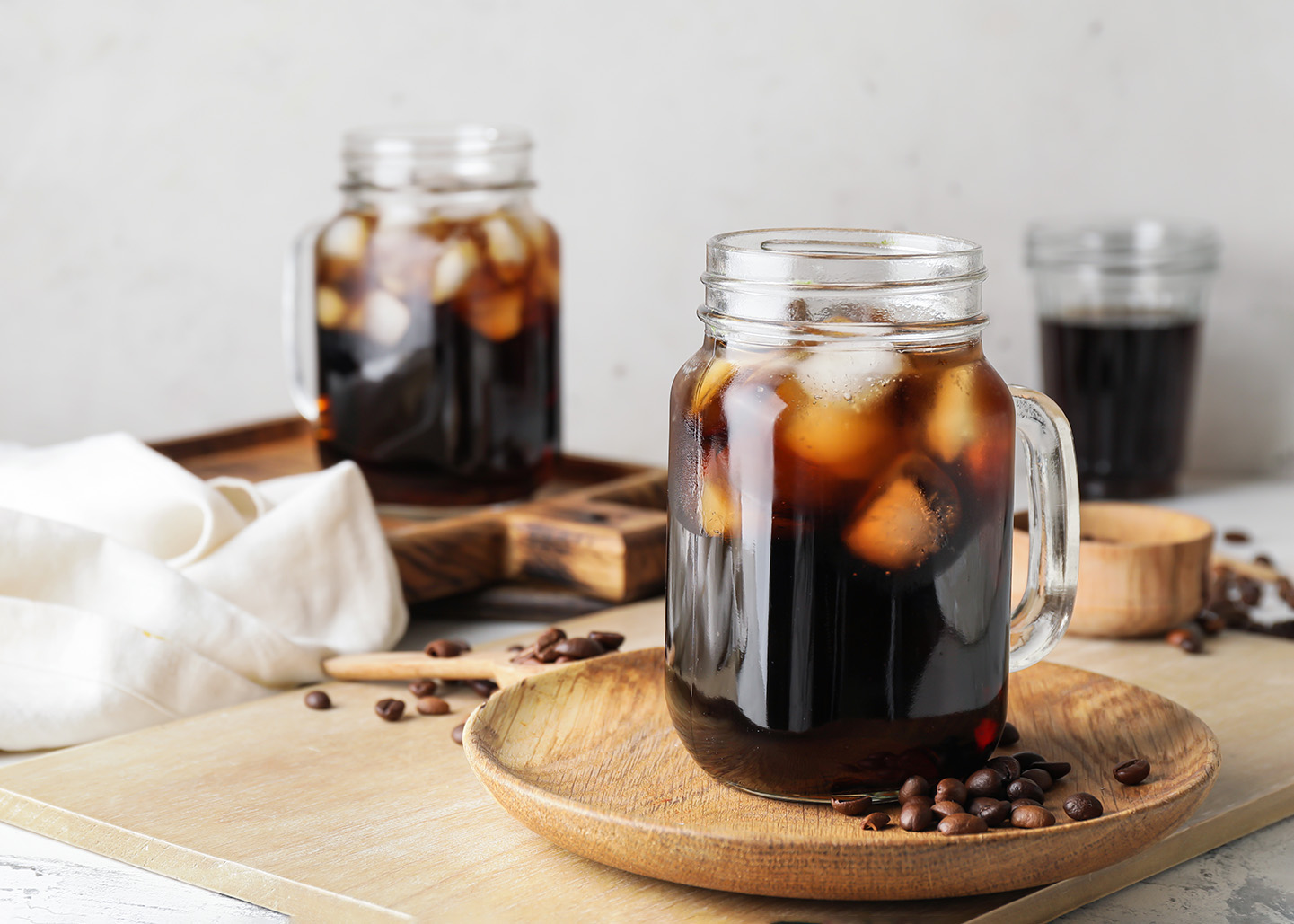 Cold Brew coffee in a jar 