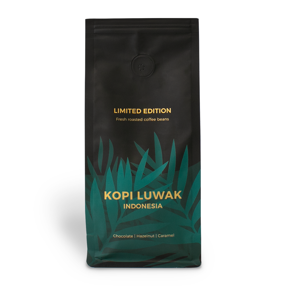 Rūšinės kavos pupelės „Indonesia Kopi Luwak“, 250 g