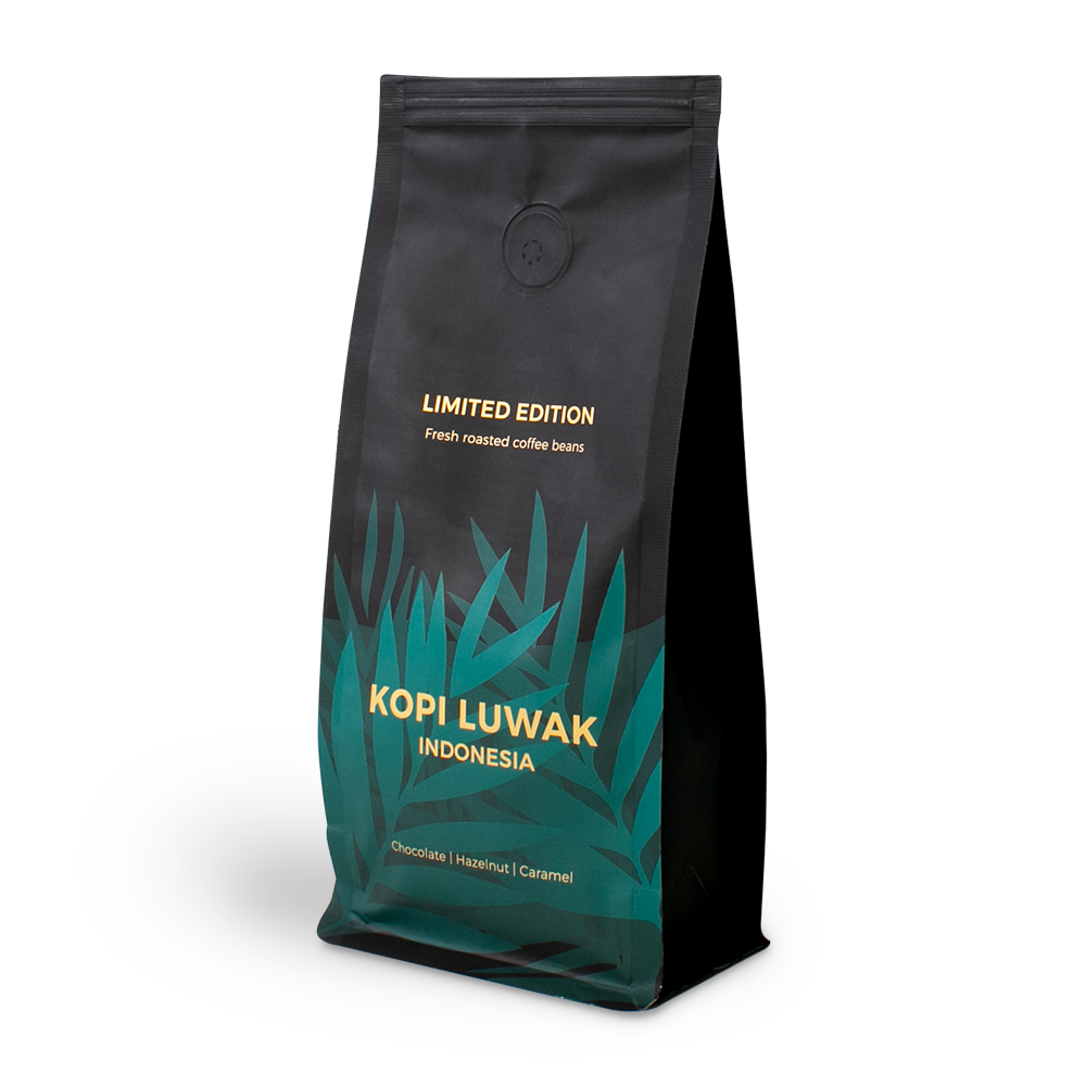 Rūšinės kavos pupelės „Indonesia Kopi Luwak“, 250 g