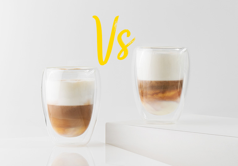 Cappuccino vs latte