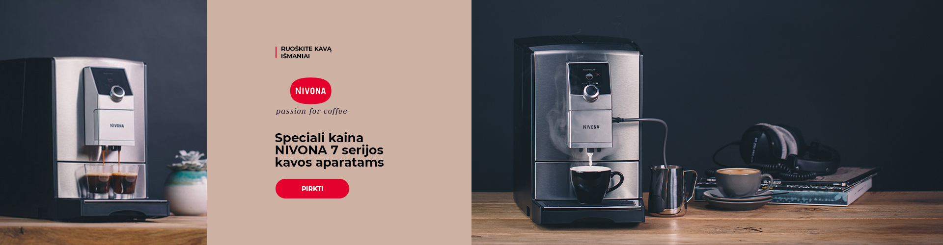 Speciali kaina NIVONA 7 serijos kavos aparatams