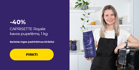 -40% CAPRISETTE Royale kavos pupelėms, 1 kg