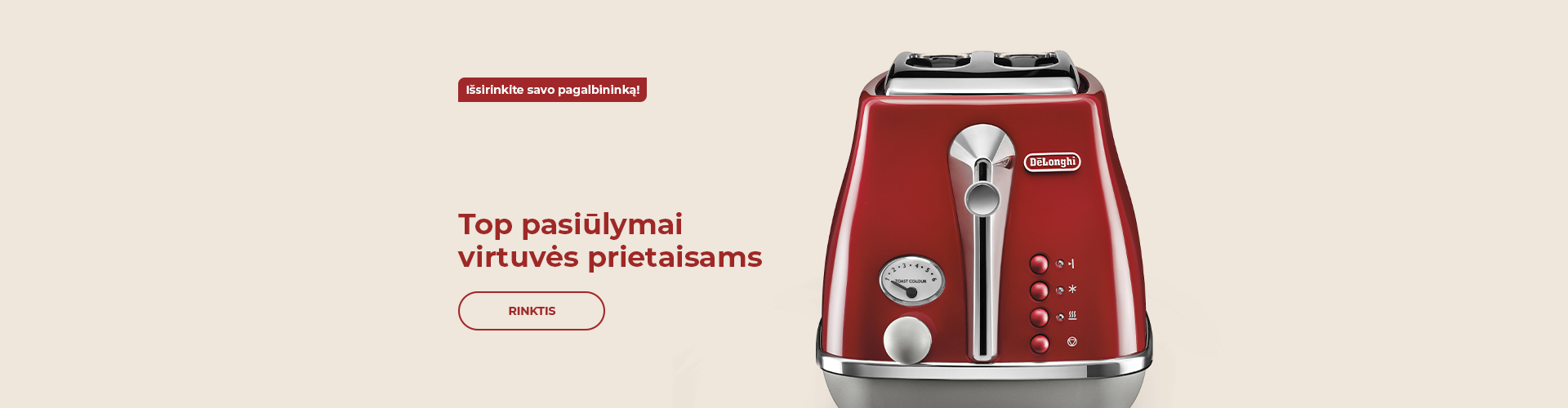Top pasiūlymai virtuvės prietaisams