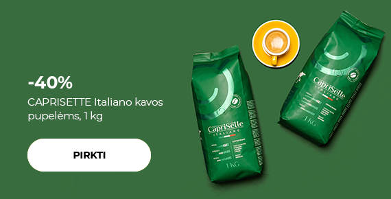-40% CAPRISETTE Italiano kavos pupelėms, 1 kg