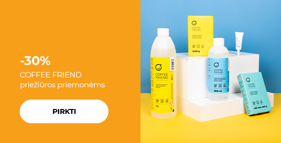 -30% COFFEE FRIEND priežiūros priemonėms
