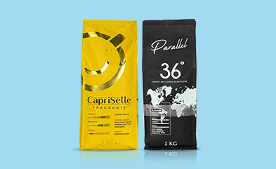 CAPRISETTE & PARALLEL 1 kg kava 1 kg -30% 2 kg ir daugiau -50%