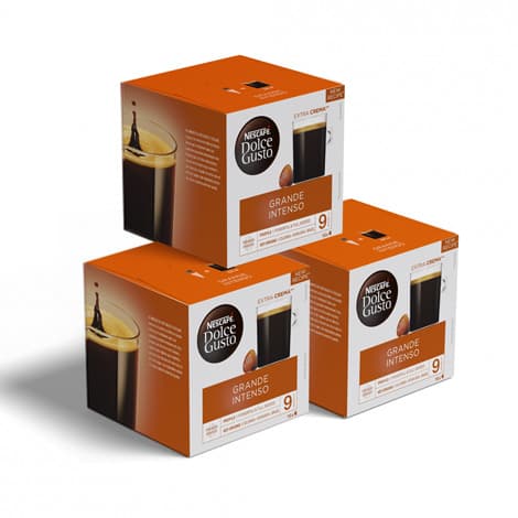 Kavos kapsulės Dolce Gusto® aparatams NESCAFÉ Dolce Gusto „Grande Intenso” rinkinys (3x16 kaps.)